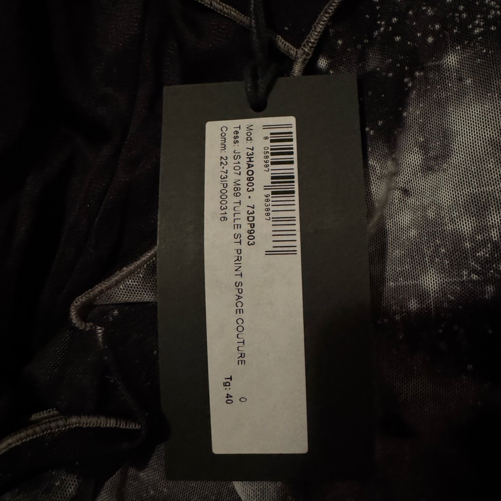Versace Black Space Coture Mini Dress - Picture 5 of 6